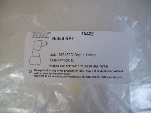 TDIC 15422 ROBOT RP7 PLASTIC COVER - NEW - FREE SHIPPING!!