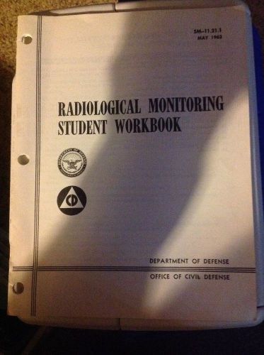 Civil Defense, Department of Defense Radiological Monitoring Student Handbook