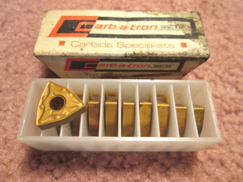 CARB-A-TRON 10 Pieces CARBIDE Inserts UC6010 MADE IN USA! WOW!