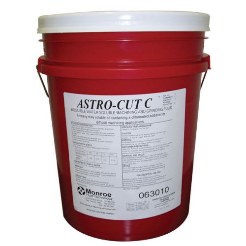 Monroe heavy duty biostable water soluble fluid astro-cut c® 5 gallon pail for sale