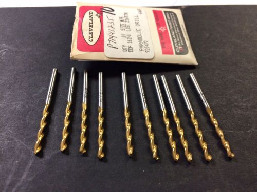 Cleveland 16150  2165tn  no.35 (.1100) screw machine, parabolic drills lot of 10 for sale