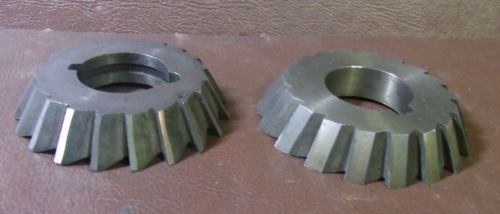 (2) brown &amp; sharp involute gear cutter_ 60 degree r for sale