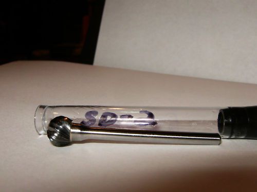 Carbide burr sd-2  ball shape 5/16&#034; hd,1/8 inch shank diam. fits pencil grinder! for sale