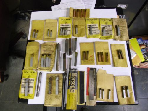 Lot of flute blade end mill carbide tip tool bits lathe new for sale
