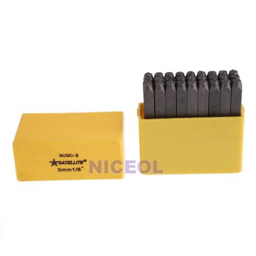 Superhard Steel Die Mould Stamping English Letters Steel Seal 3# A-Z+1  NI5L