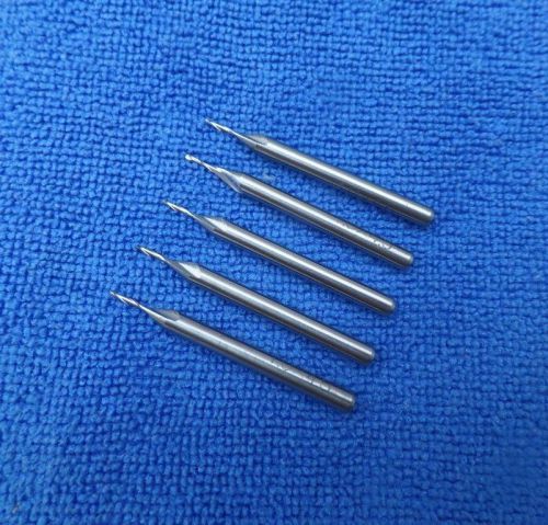 10 ball nose carbide end mill double flute spiral cnc router bits 1/8&#034;x 1.0x5mm for sale