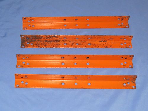 4 custom-made steel customized Angle Iron Beams 18&#034; x 1 1/2&#034;