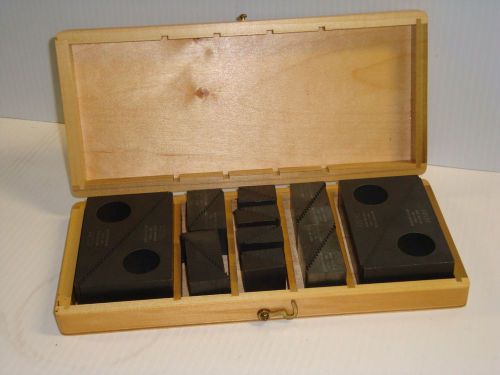Northwestern set 37101 of step blocks used for holding down clamps in milling for sale