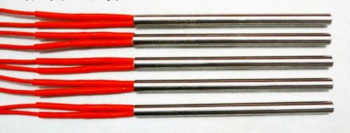 5 PCS AC110V 300W 9.5mm x 80mm Single-ended Mold Heating Tube Rods