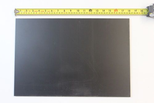 Black abs machinable plastic sheet 5/16&#034; thick x 12&#034; x 18&#034; matt finish for sale