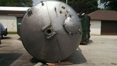 Large stainless steel tank