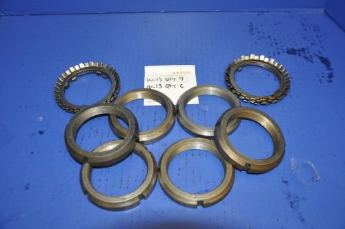 Bearing retainer nut &amp; washer n-13, w-13 for sale