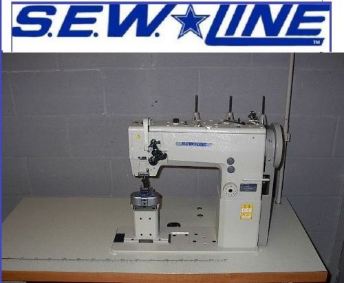 Sewline sl-1389  new  two needle postbed walking foot  industrial sewing machine for sale