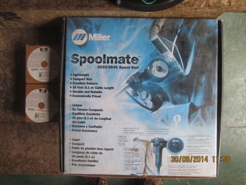 Miller spoolmate 3035/3545 spool gun (195016) nib for sale