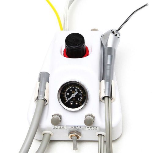 Dental Portable Turbine unit works w/ Air Compressor 4H Syringe Fast shipping