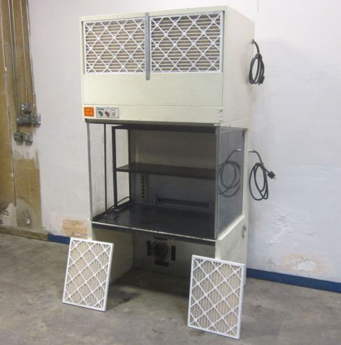 Ias integrated air systems laminar air flow fume workstation bench new-filters for sale