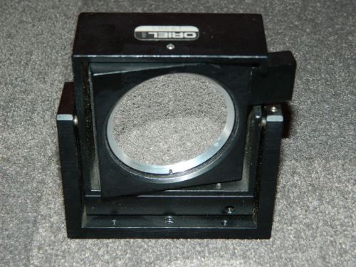 Oriel Optical Adjustable 2&#034; Mirror Lens and Mount 19283 USA