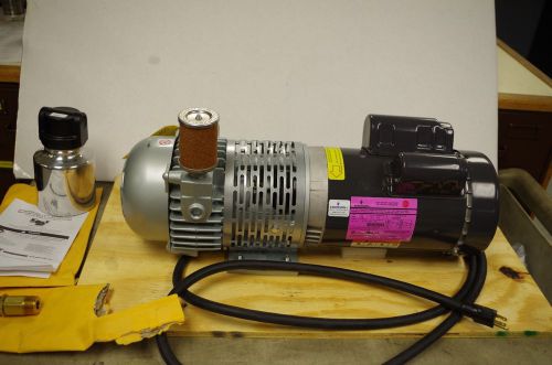 Gast vacuum pump 1-1/2hp series 2067 rotary vane  motor: 115/208-230vac 60hz. #3 for sale