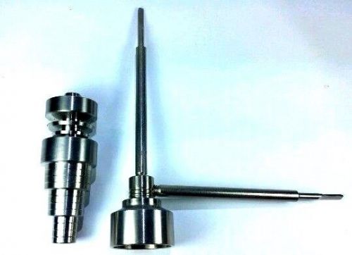 Sideways &amp; vertical gr2 titanium carb cap +2 way screw in side&amp;top dab tool nail for sale
