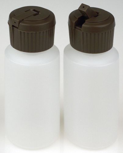 Plastic Bottle w/Applicator Lid, 1-oz., (HDPE), 20-Pack, New