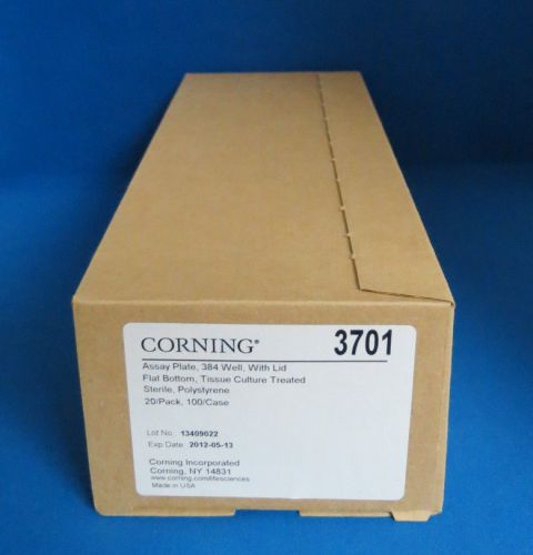 Corning 384 Well Clear Assay Plates # 3701 Qty 20