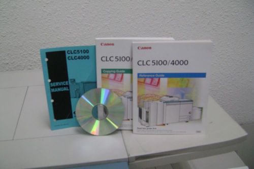 Canon CLC 5100/4000 Reference Guide Copying Guide and Service Manual