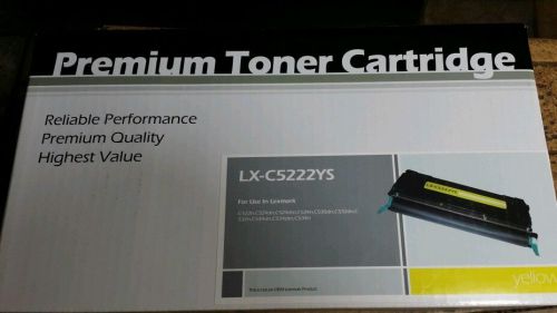 Premium Yellow Toner Cartridge LX-C5220YS For Use In Lexmark