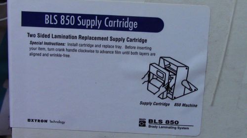 Brady 20589 laminate cartridge, size 8-3/5 x 600&#034; for sale