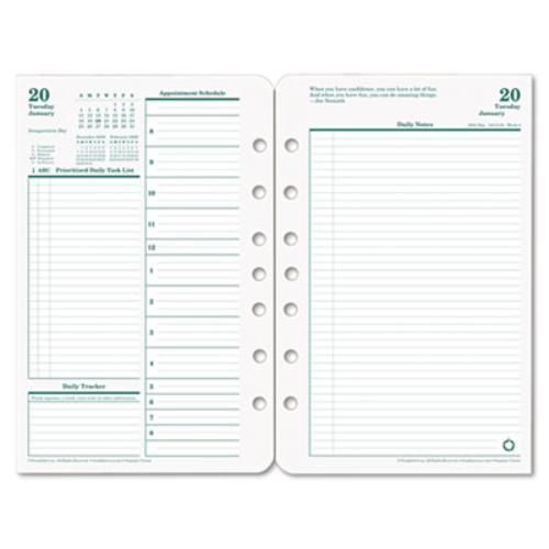 Franklin Covey 3541915 Original Dated Daily Planner Refill, January-december,