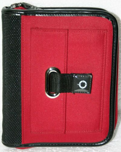 Pocket red/black synthetic sport nylon| franklin covey planner .85&#034; rings for sale