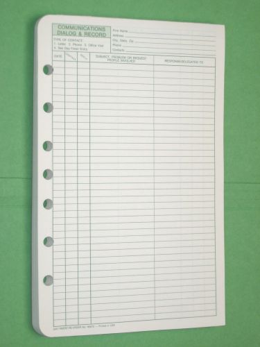 DESK ~ 12 DIFFERENT FORMS 83 PAGES Day Timer Planner ACCESSORY Franklin Classic