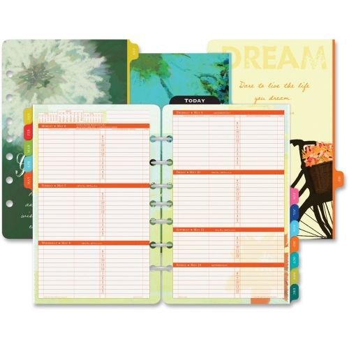2015 Day-Timer Flavia Monthly Planner Refill - 5.50&#034; x 8.50&#034; - 1 Year