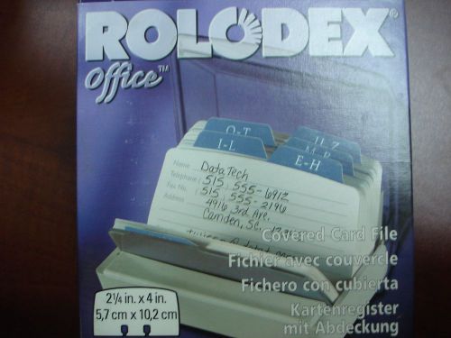 Rolodex office Covered card file