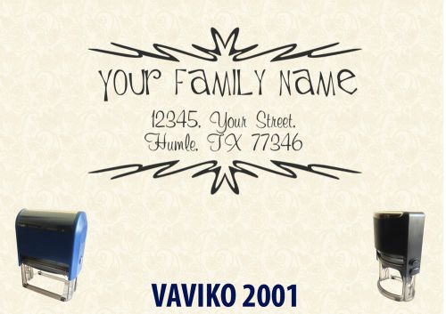 SELF INK PERSONALISED  RUBBER STAMP  RETURN BUSINESS ADDRESS SA014  60*40