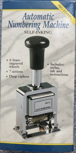 ROGERS AUTOMATIC SELF-INKING NUMBERING MACHINE