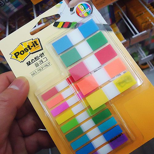 3M Post-it Flag 683-5KP/9KP Bookmark Point Sticky Note Plastic Paper Index Tabs