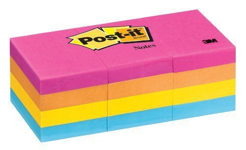 Post-it Notes In Neon Colors - Self-adhesive, Repositionable - 1.50&#034; X (653an)