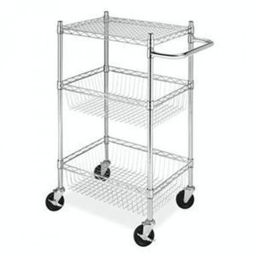 Commerical 3 tier basket cart storage &amp; organization 6057-4308-bb for sale