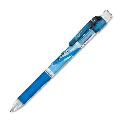 Pentel e-sharp mechanical pencil - 0.7 mm lead size - blue barrel (az127c) for sale