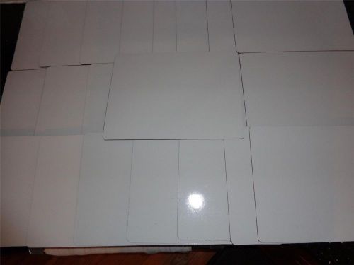 SET OF 48 WHITE DRY ERASE BOARDS 9 X 12 PORTABLE SCHOOL OFFICE DISPLAY CLASSROOM