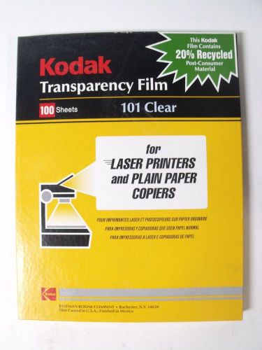 Kodak Transparency Film 100 Sheets