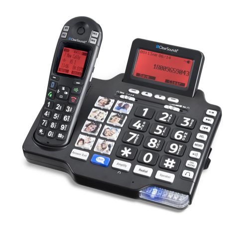 NEW Clear Sounds CLEA-CLSA1600BT DECT Amplified Deluxe Phone with BT