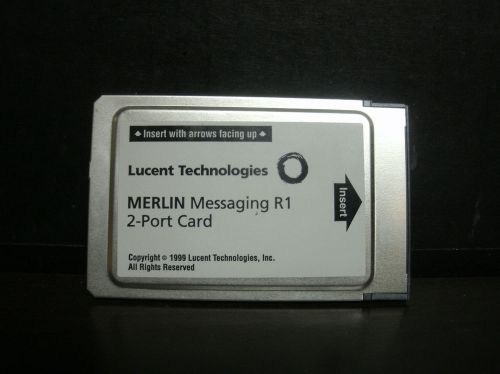 Avaya Lucent Merlin Magix Messaging 108491358 12H1 2 Port Upgrade PC Card