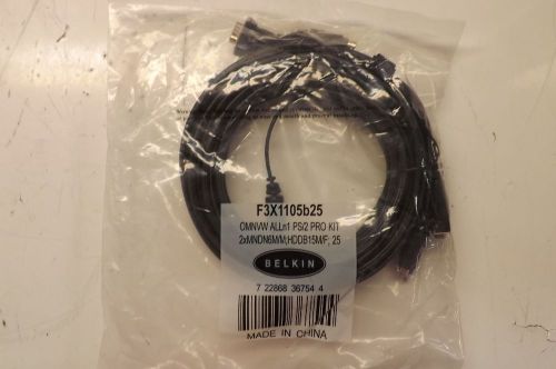 NEW BELKIN F3X1105b25 OMNVW ALLn1 PS/2 PRO KIT