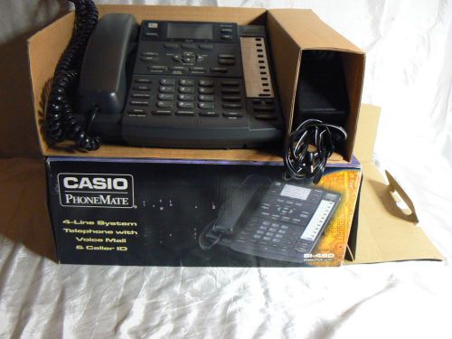 CASIO PHONEMATE 4-LINE SYSTEM WITH VOICEMAIL &amp; CALLER ID SI-460 EXECUTIVE SERIES