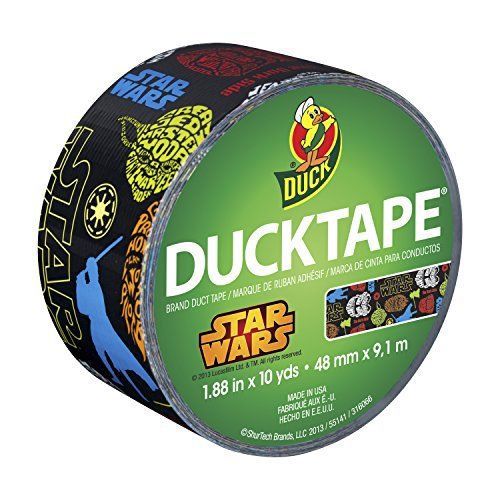 Duck Brand Star Wars Licensed Duct Tape, 1.88 Inches by 10 Yards Two Rolls NEW