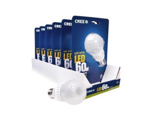 CREE 60W Equivalent Soft White (2700K) A19 Dimmable LED Light Bulb (6-Pack)