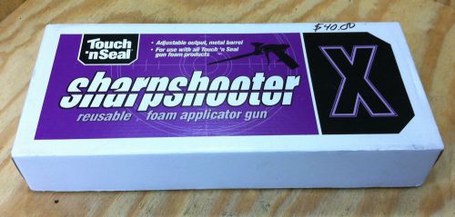 Nib touch &#039;n seal sharpshooter x reusable foam applicator gun adjustable output for sale