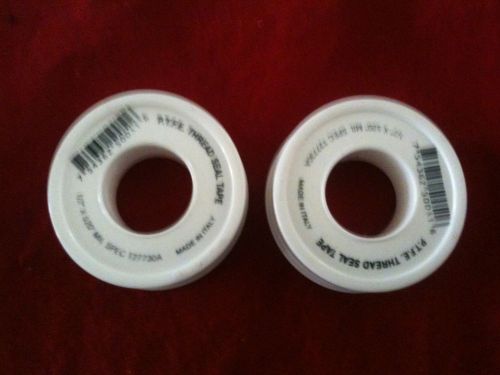 Teflon pipe tape thread seal 1/2&#034; x 520&#034; t-27730a (lot of 2) for sale