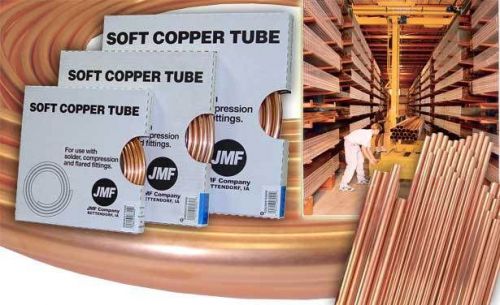 10&#039; type l copper tubing coil 1/2&#034; id jmf brand for sale